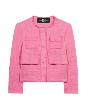 Luisa Cerano Tweed Look Jacket