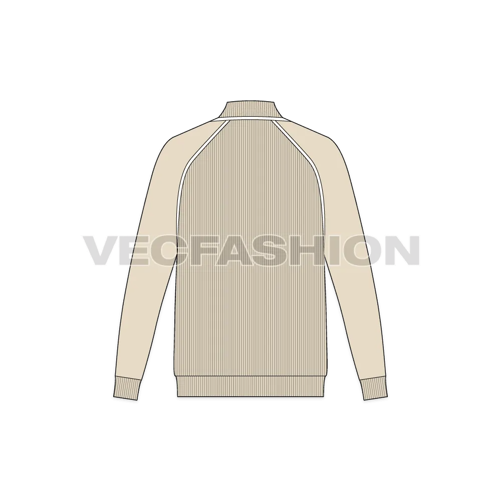 Mens Cashmere Roll neck Sweater Vector