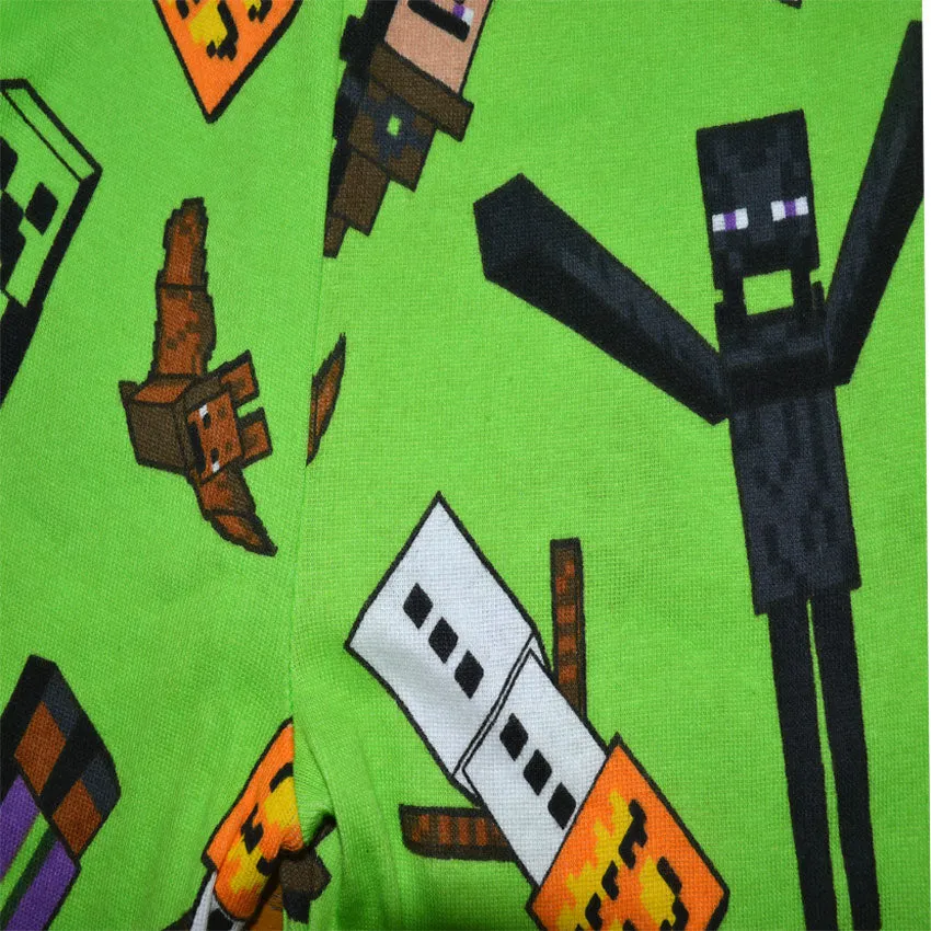 Minecraft Trick or Treat Halloween Pajamas