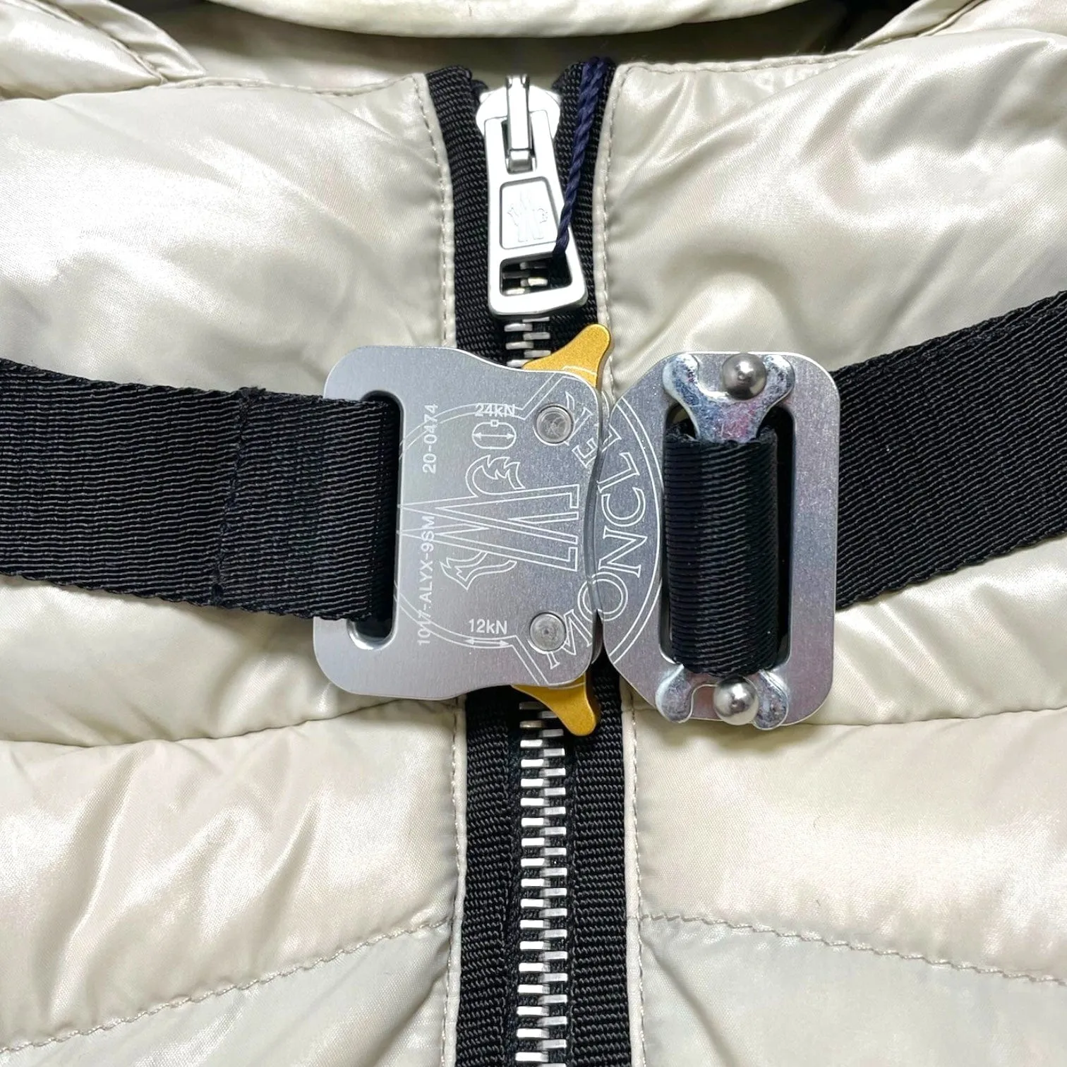 Moncler x Alyx 1017 Almond Short Down Jacket Tan