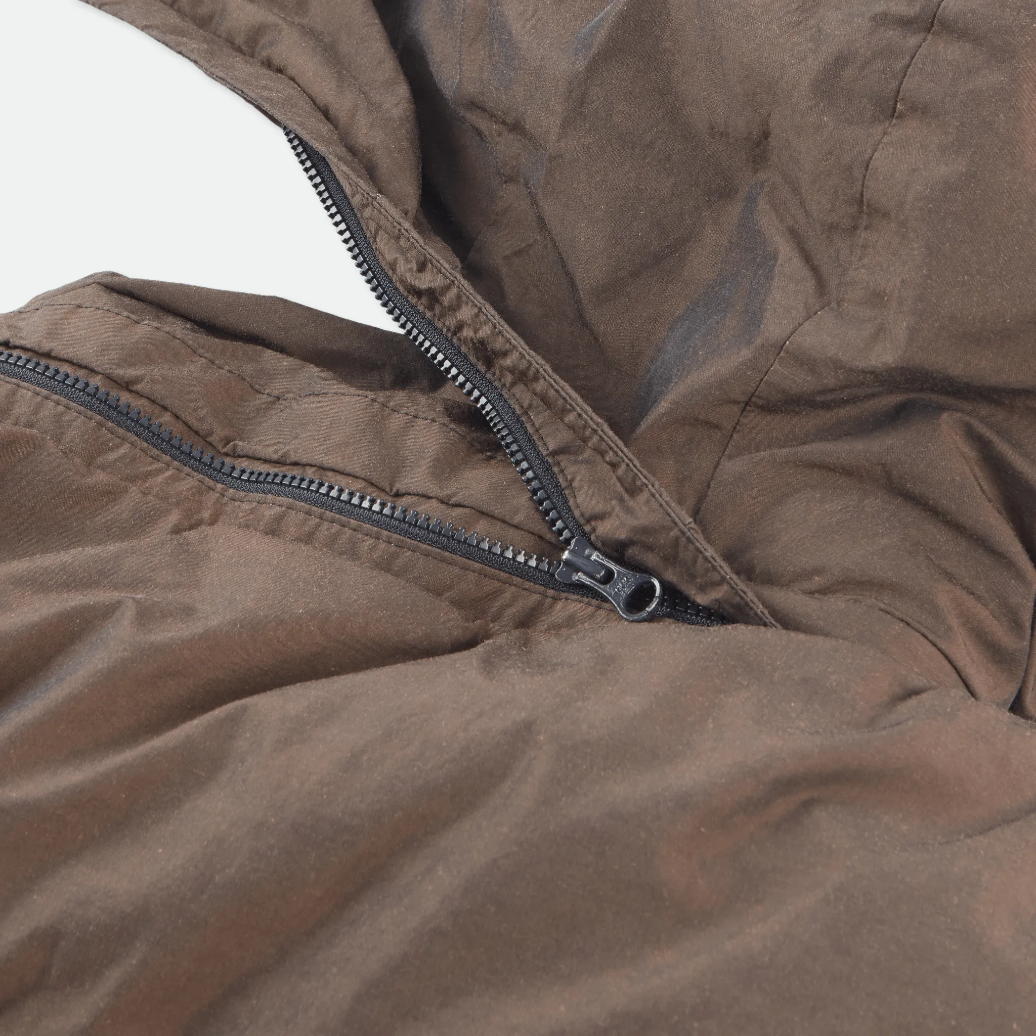 NEITHERS - Discoloured Goose Down Jacket Brown
