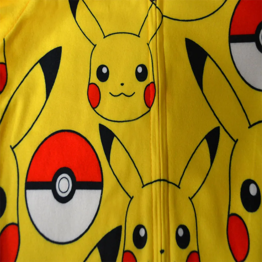 Pokemon Pikachu Hooded Blanket Sleeper Pajama