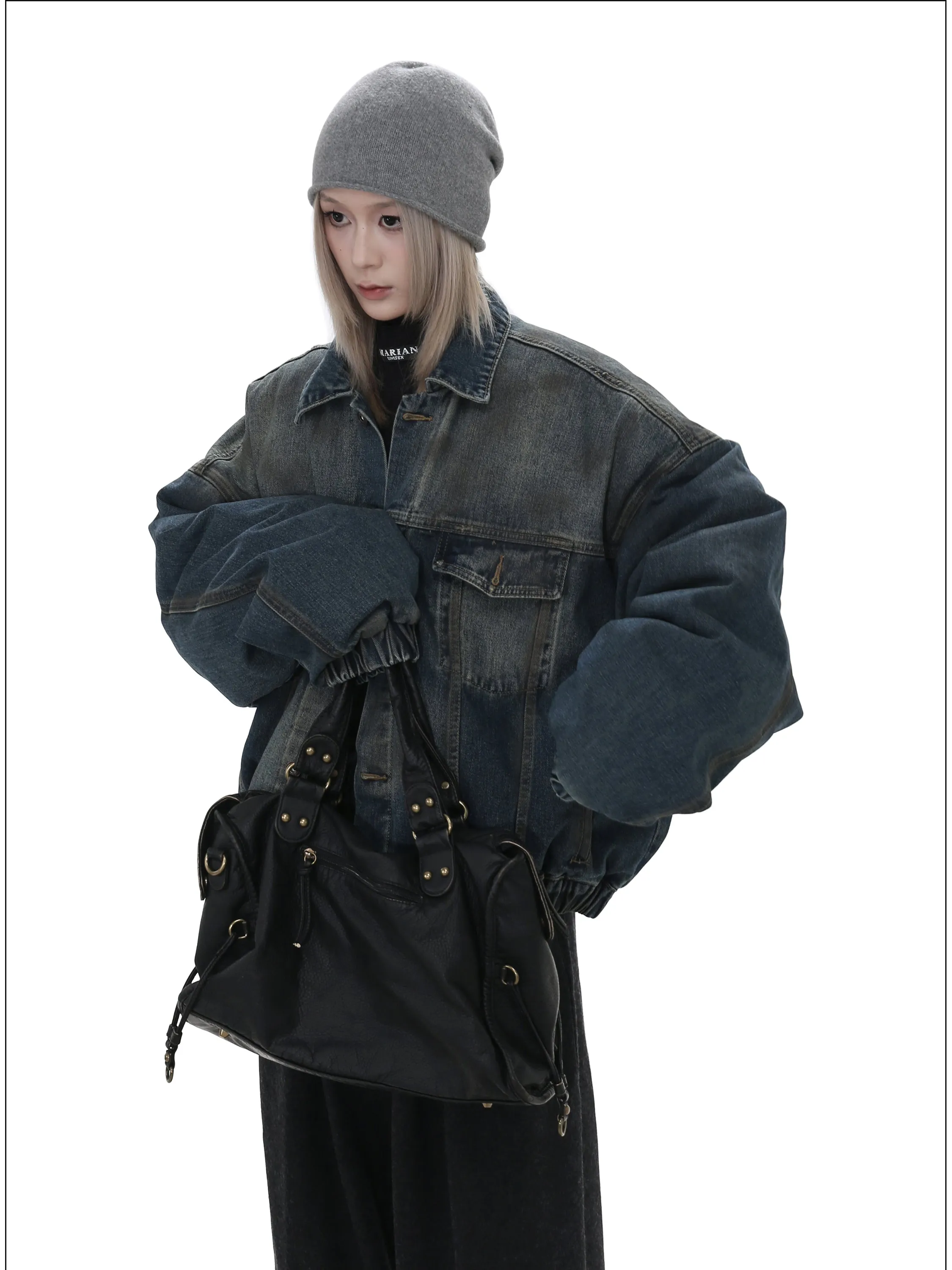 QS165B reversible down jacket