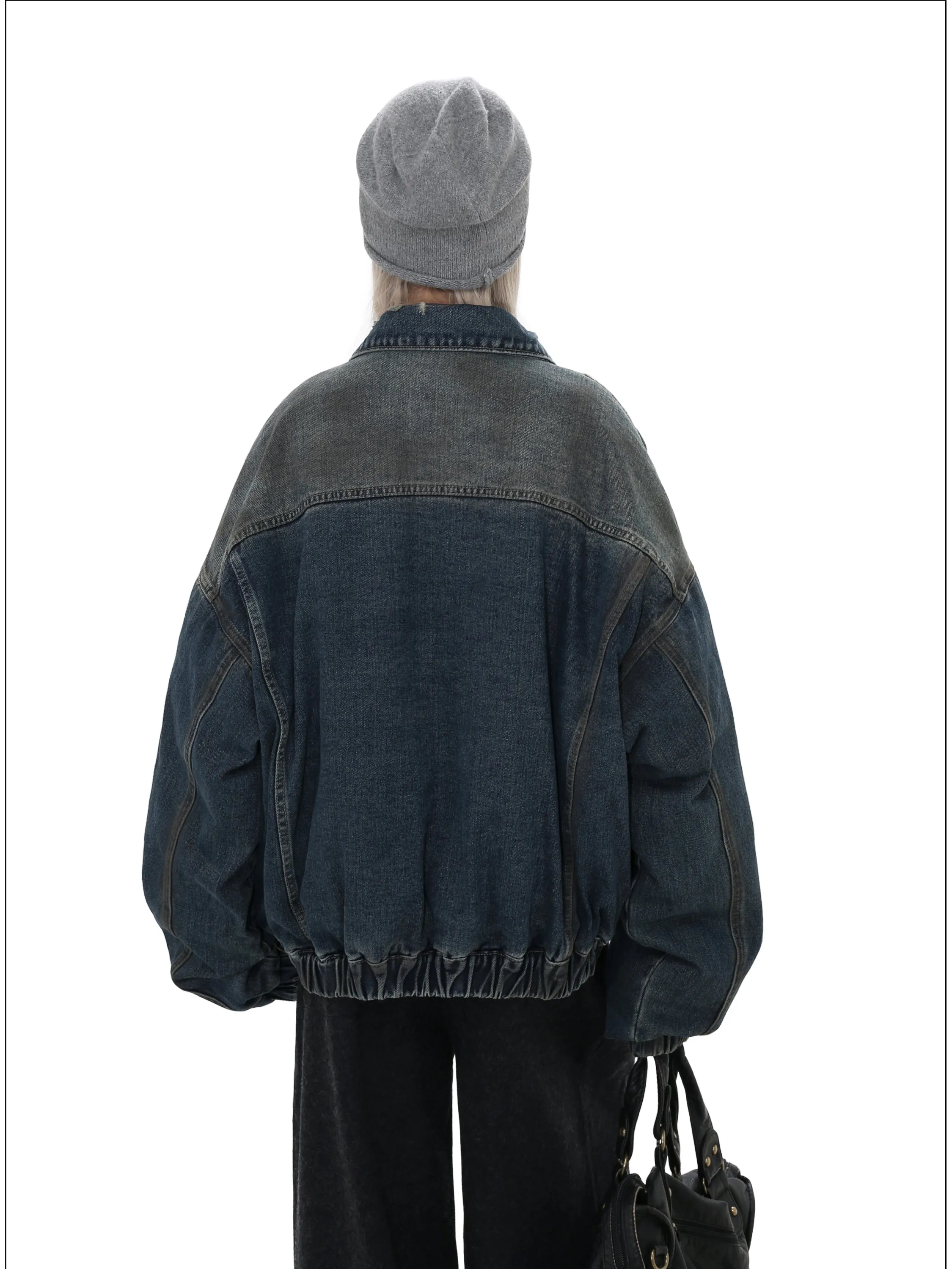 QS165B reversible down jacket