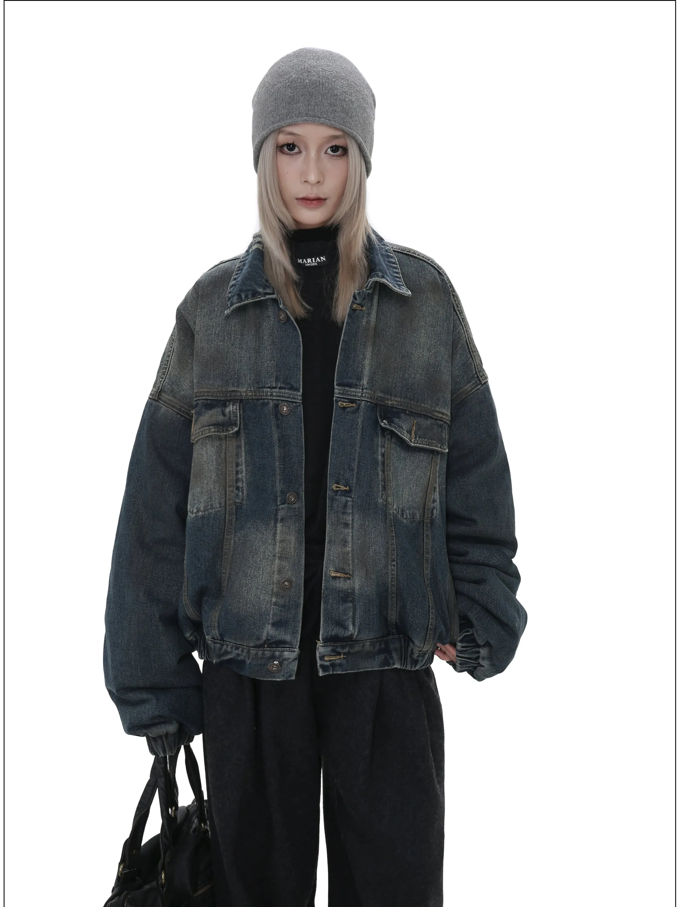 QS165B reversible down jacket