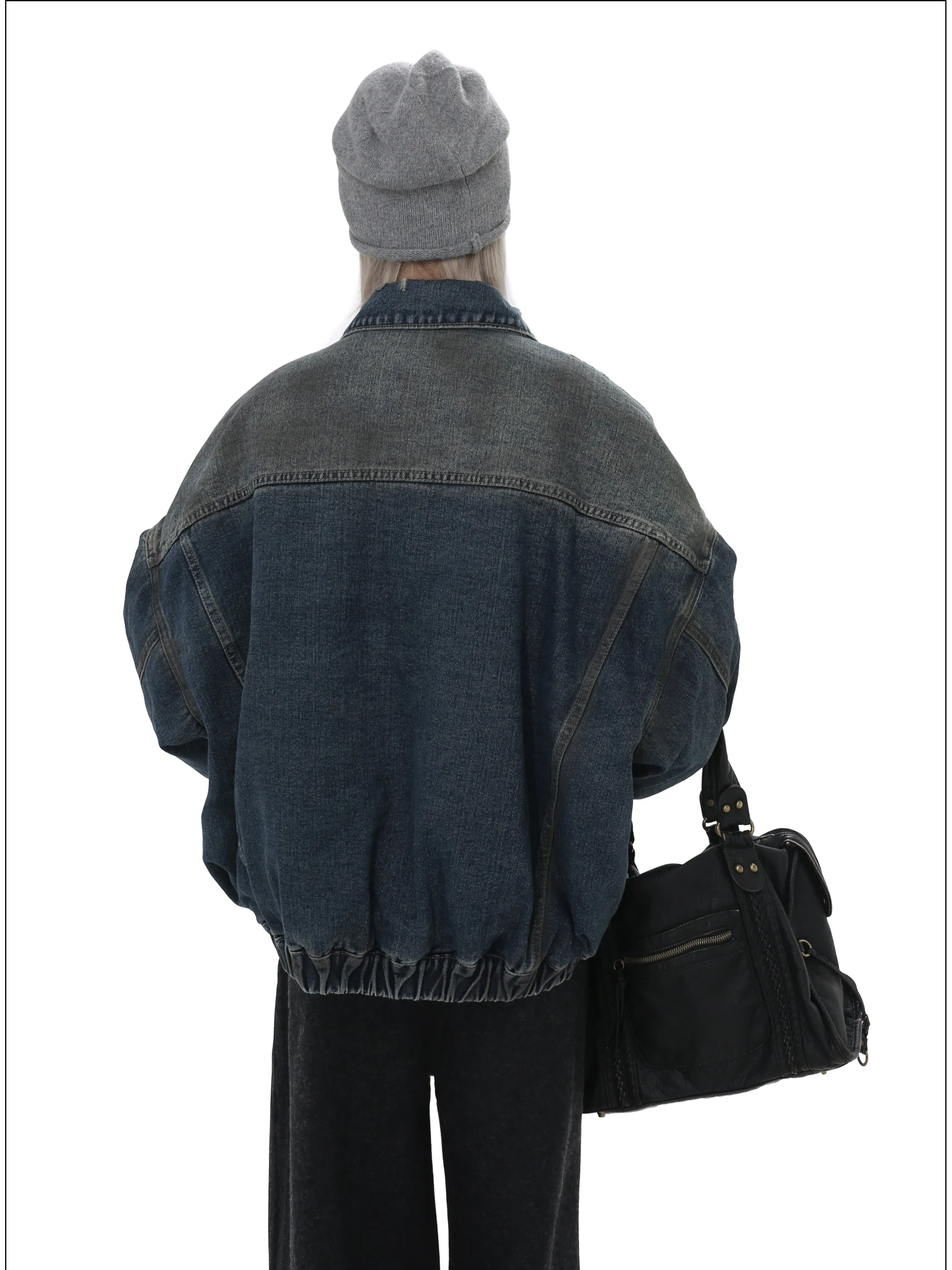 QS165B reversible down jacket