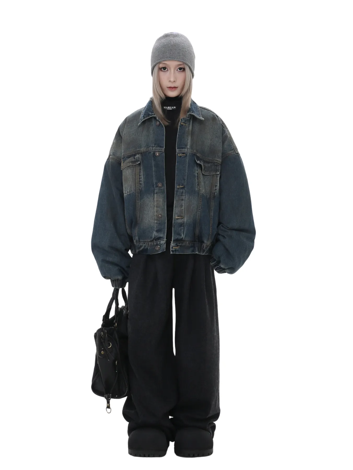 QS165B reversible down jacket