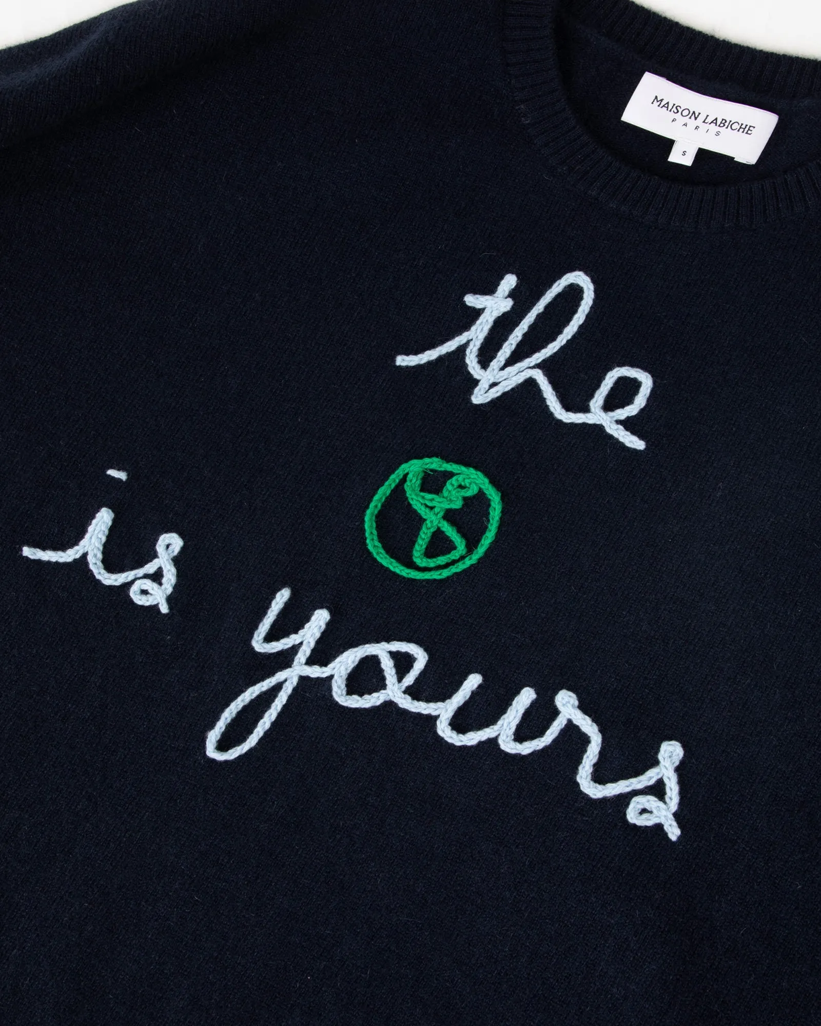 "The Earth Is Yours" buzelin cashmere sweater