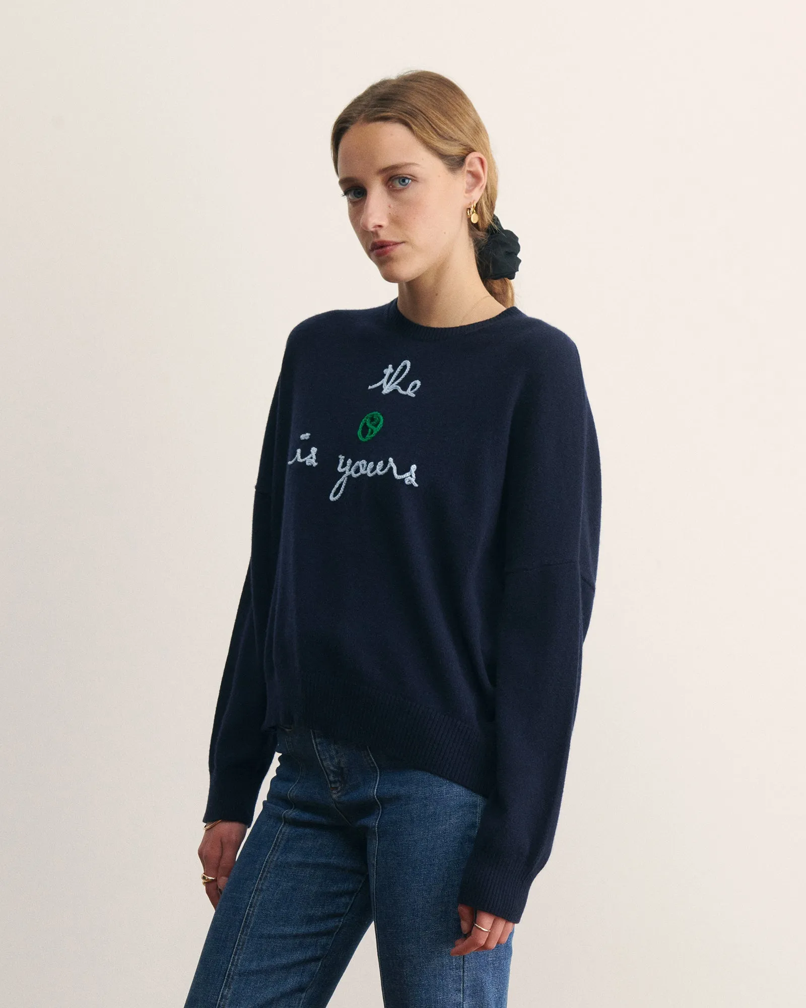 "The Earth Is Yours" buzelin cashmere sweater