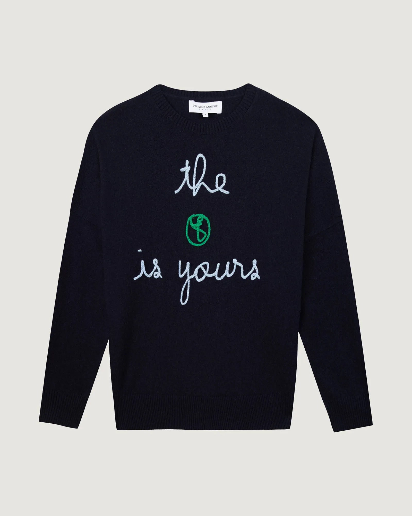 "The Earth Is Yours" buzelin cashmere sweater