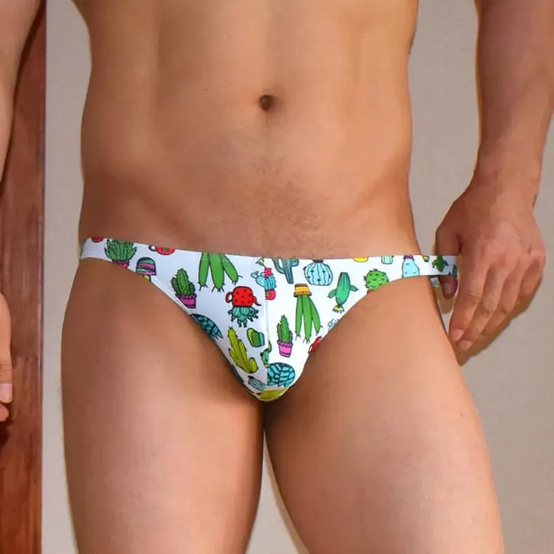 Rainbow Clouds Low Cut Swim Brief