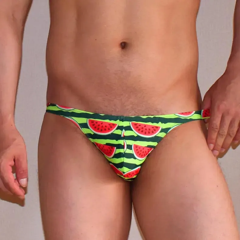 Rainbow Clouds Low Cut Swim Brief