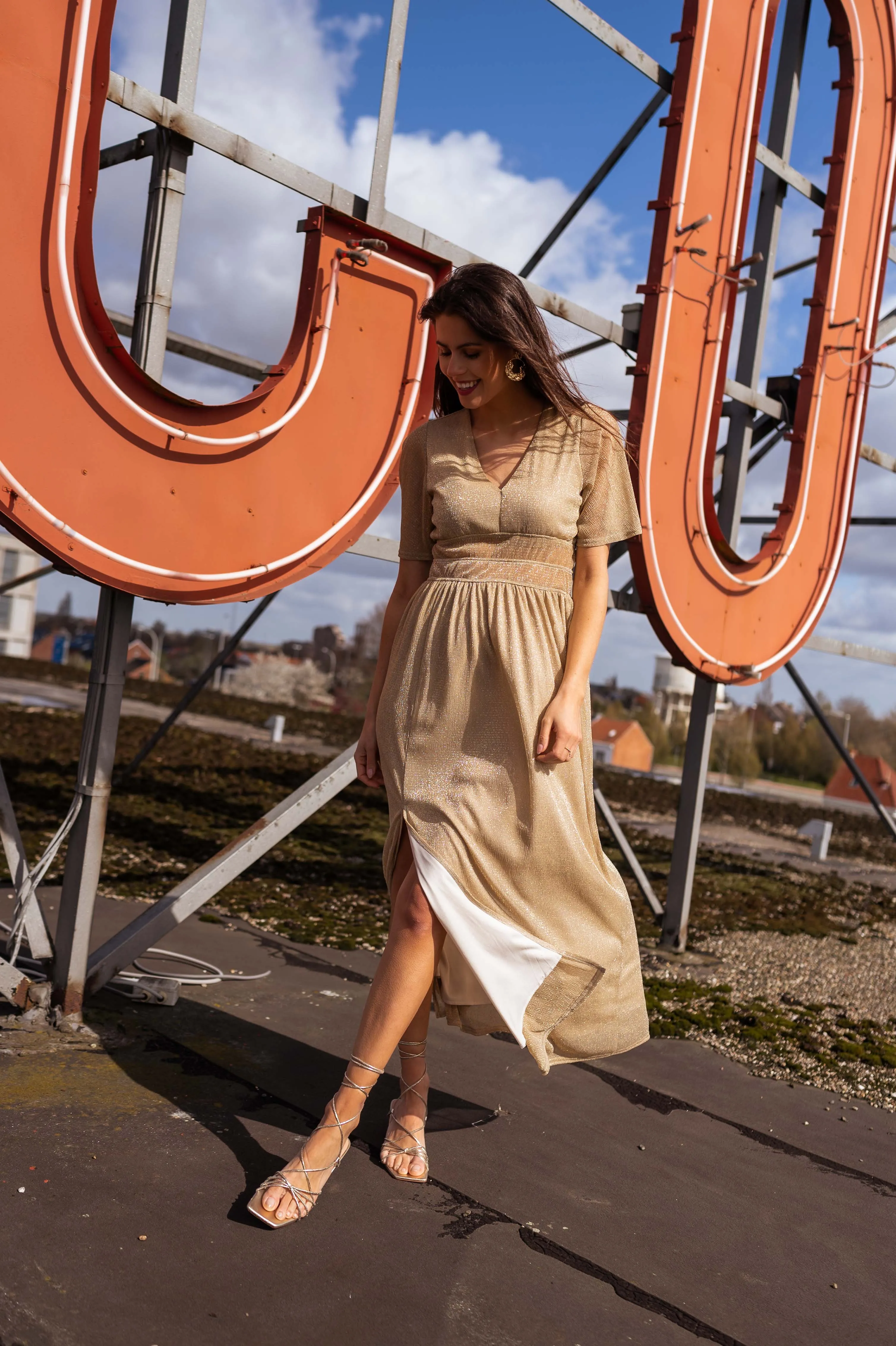 Robe Coline CREATION - dorée