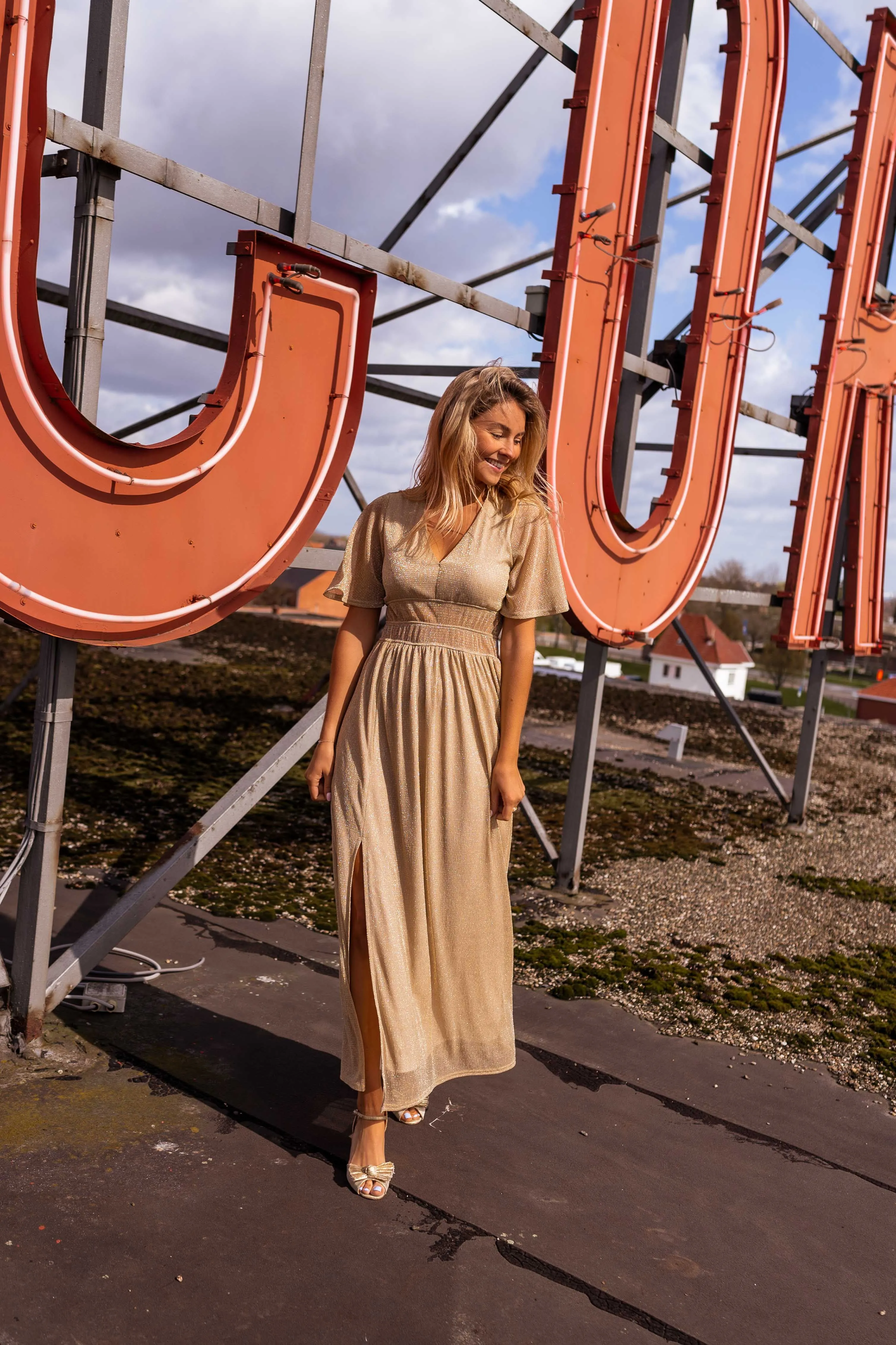 Robe Coline CREATION - dorée