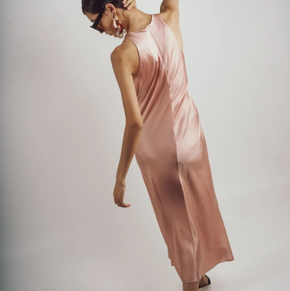 Robe satin DELECOURT