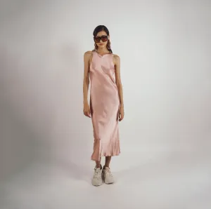 Robe satin DELECOURT