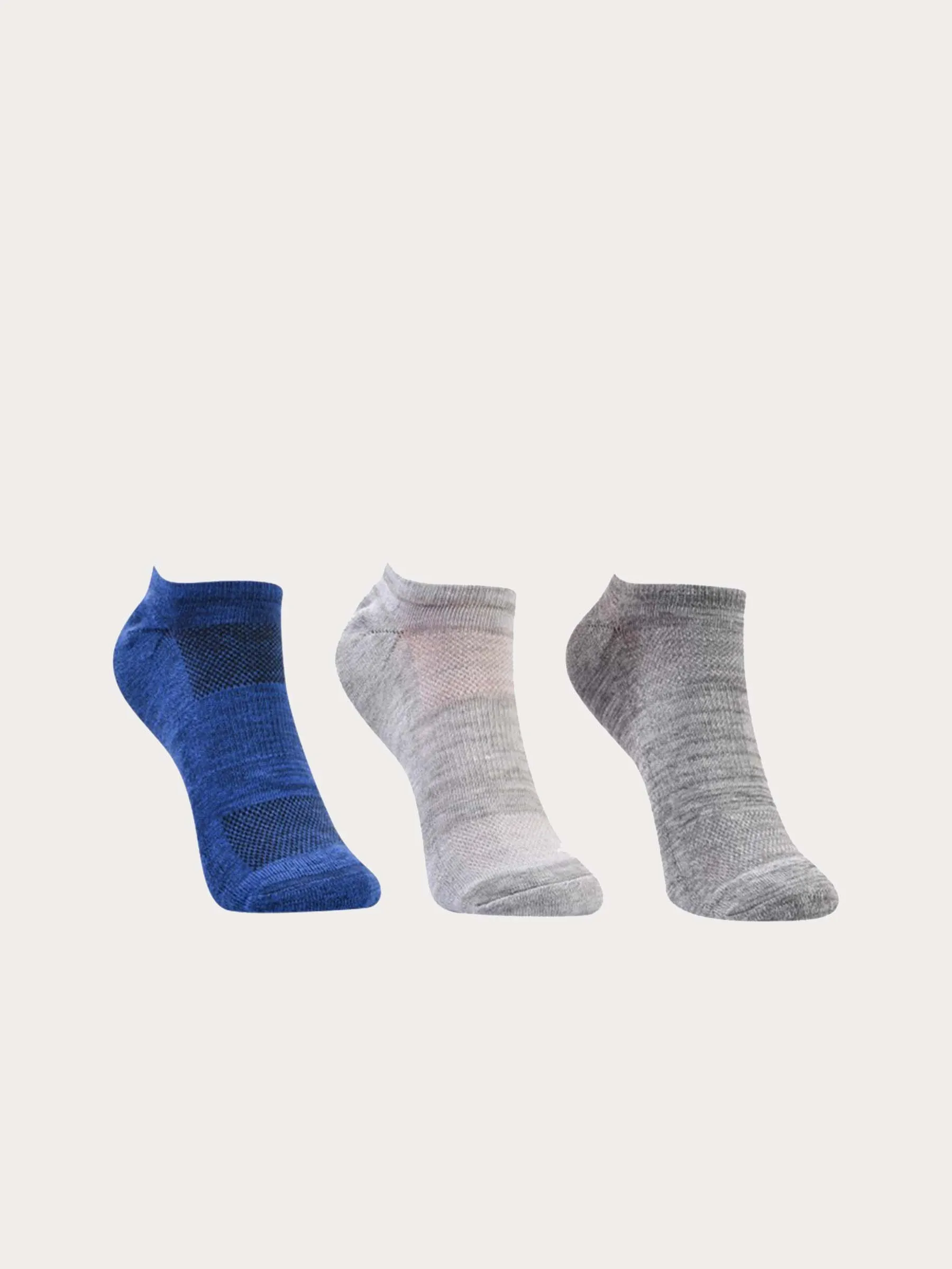 Skechers Men's 3 Pack Men 1/2 Terry Super No Show Socks