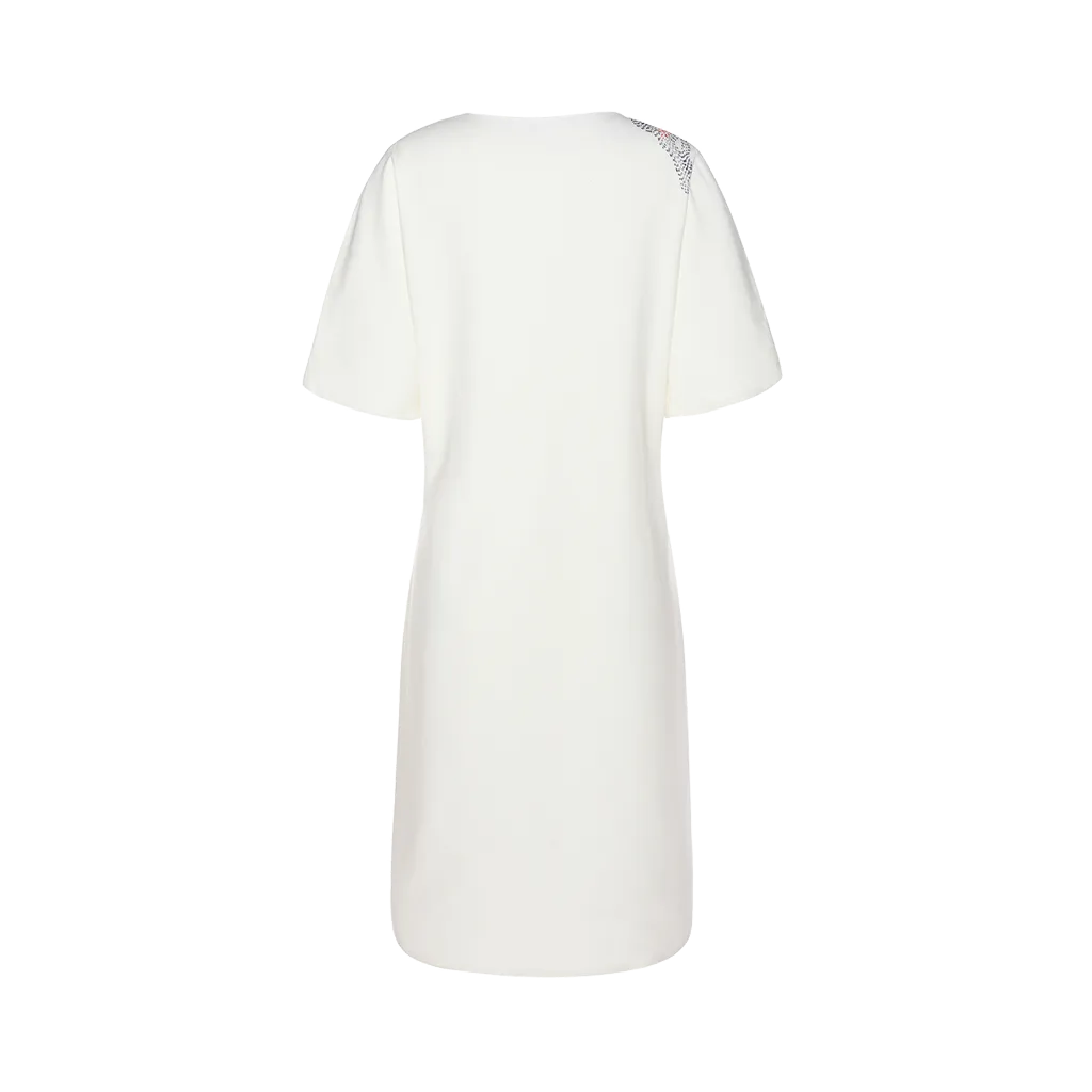 Tee Dress with Stitches