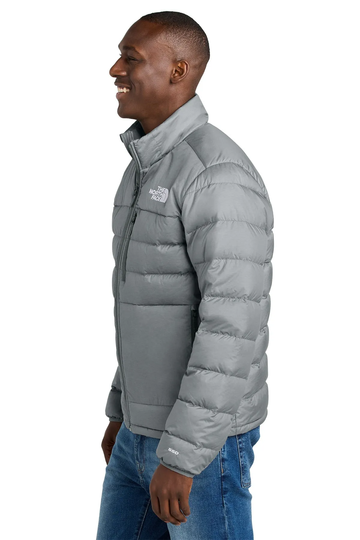 The North Face Down Hybrid Custom Jackets, Medium Grey Heather