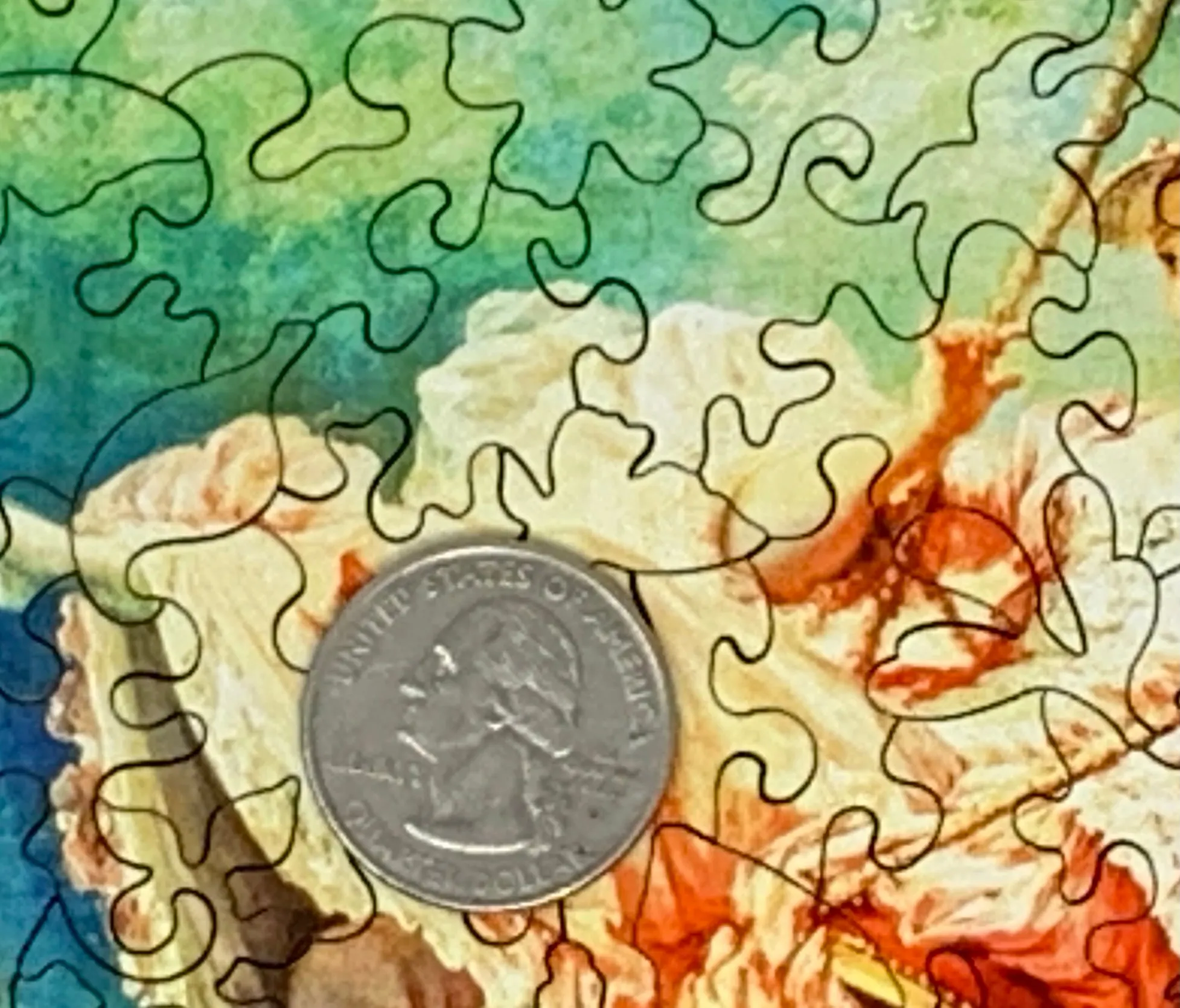 The Swing (334 Piece Wooden Jigsaw Puzzle)
