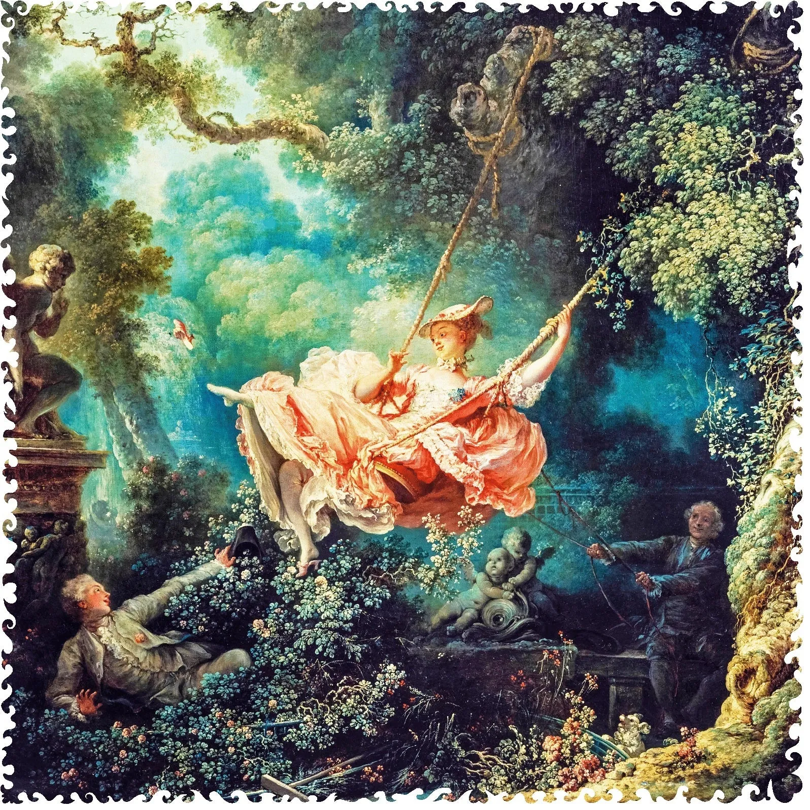 The Swing (334 Piece Wooden Jigsaw Puzzle)