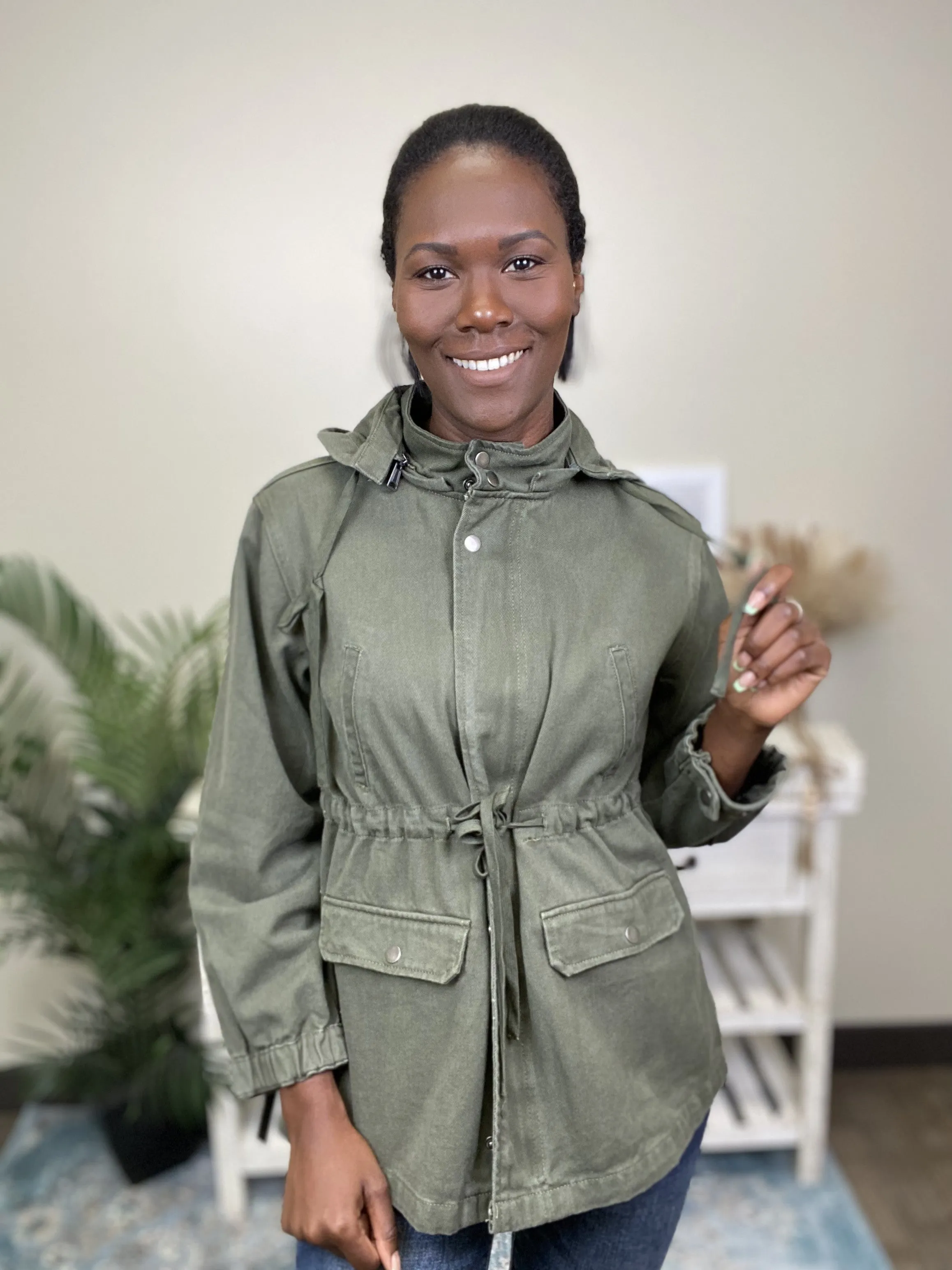 Walk On By Twill Jacket