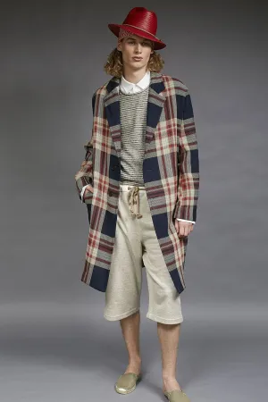 walking coat north fork plaid