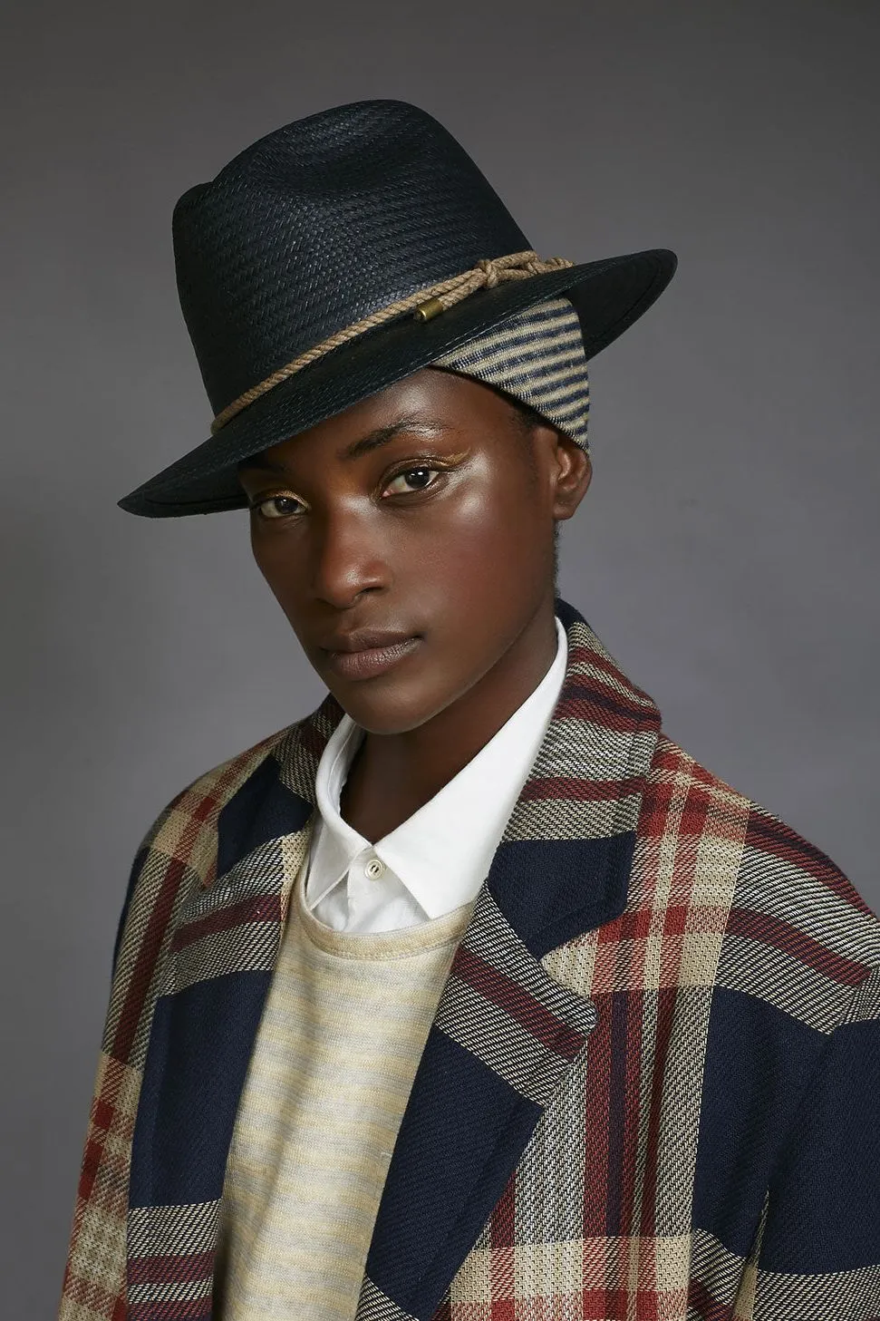 walking coat north fork plaid