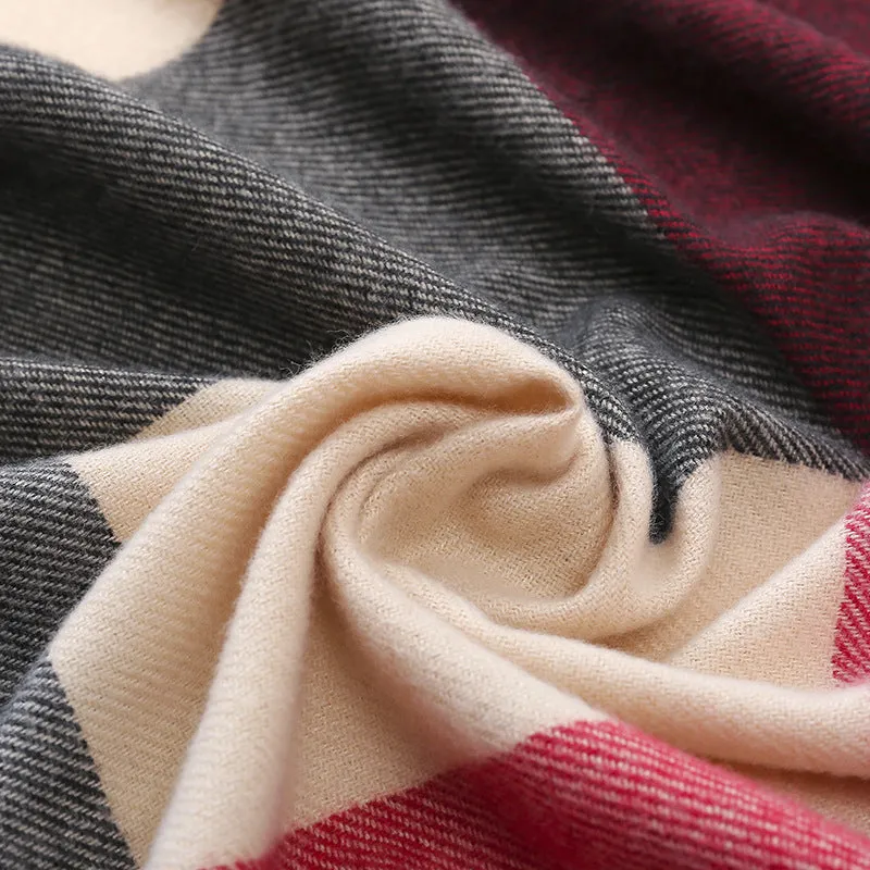 Women's Scarf Winter Artificial Cashmere Scarf Plaid Scarf