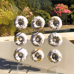 Wooden Wall Holds Donut Boards Stand Hanging Donuts Table Wedding Decoration Accessories Baby Shower Kids Birthday Party Decor