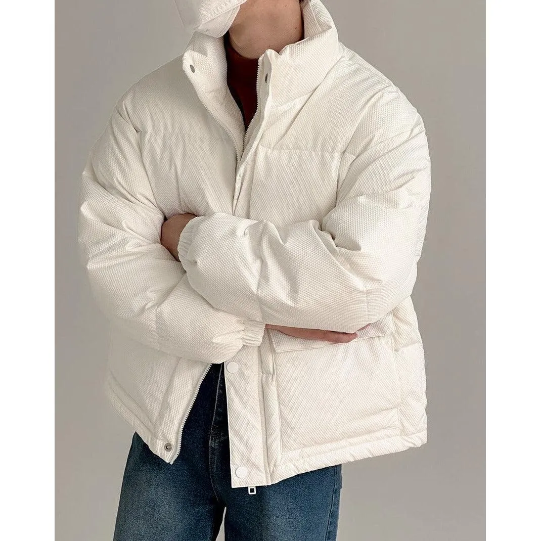 Zhou Flap Pockets Snap Down Jacket