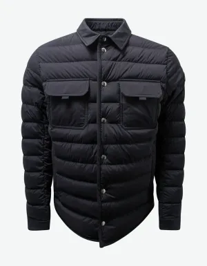 Zumstein Navy Blue Nylon Down Jacket