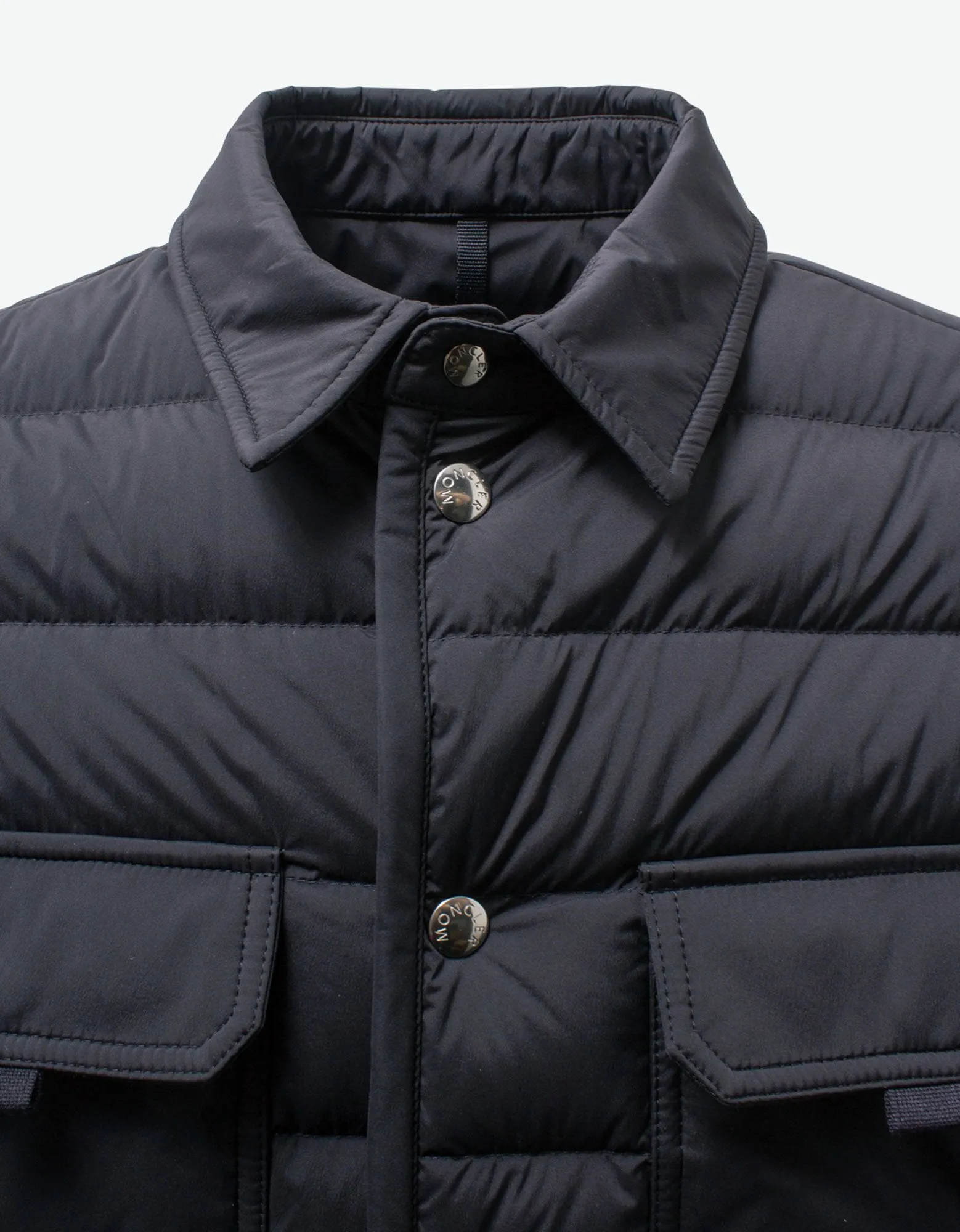 Zumstein Navy Blue Nylon Down Jacket
