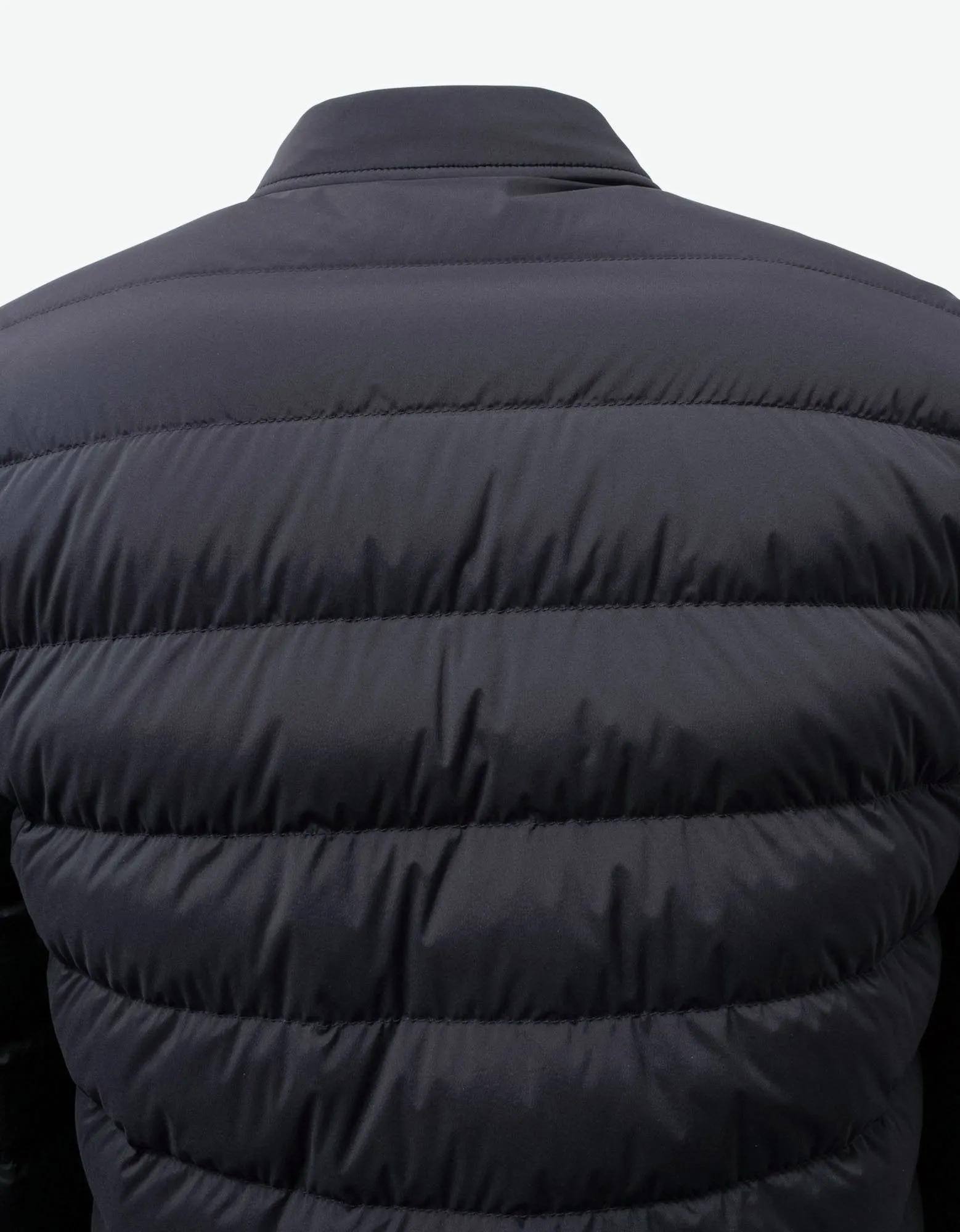 Zumstein Navy Blue Nylon Down Jacket