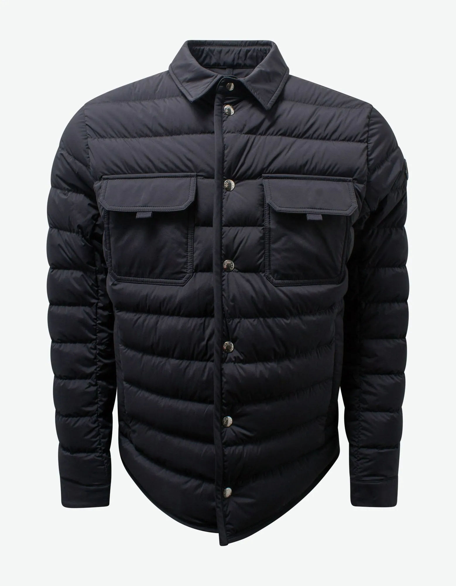 Zumstein Navy Blue Nylon Down Jacket