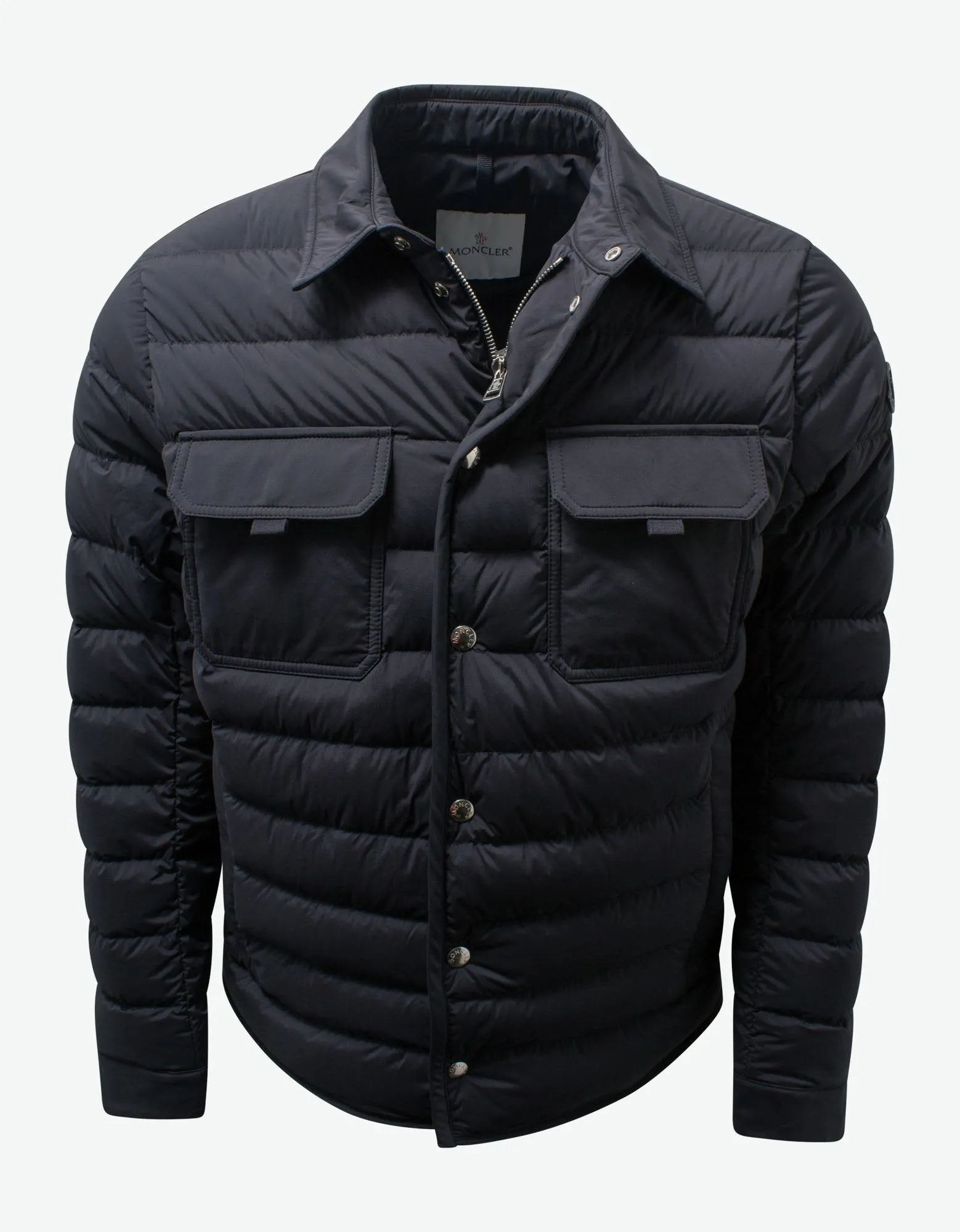 Zumstein Navy Blue Nylon Down Jacket